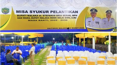 Masyarakat Diundang Bupati dan Wakil Bupati Malaka Hadiri Misa Syukur Pelantikan